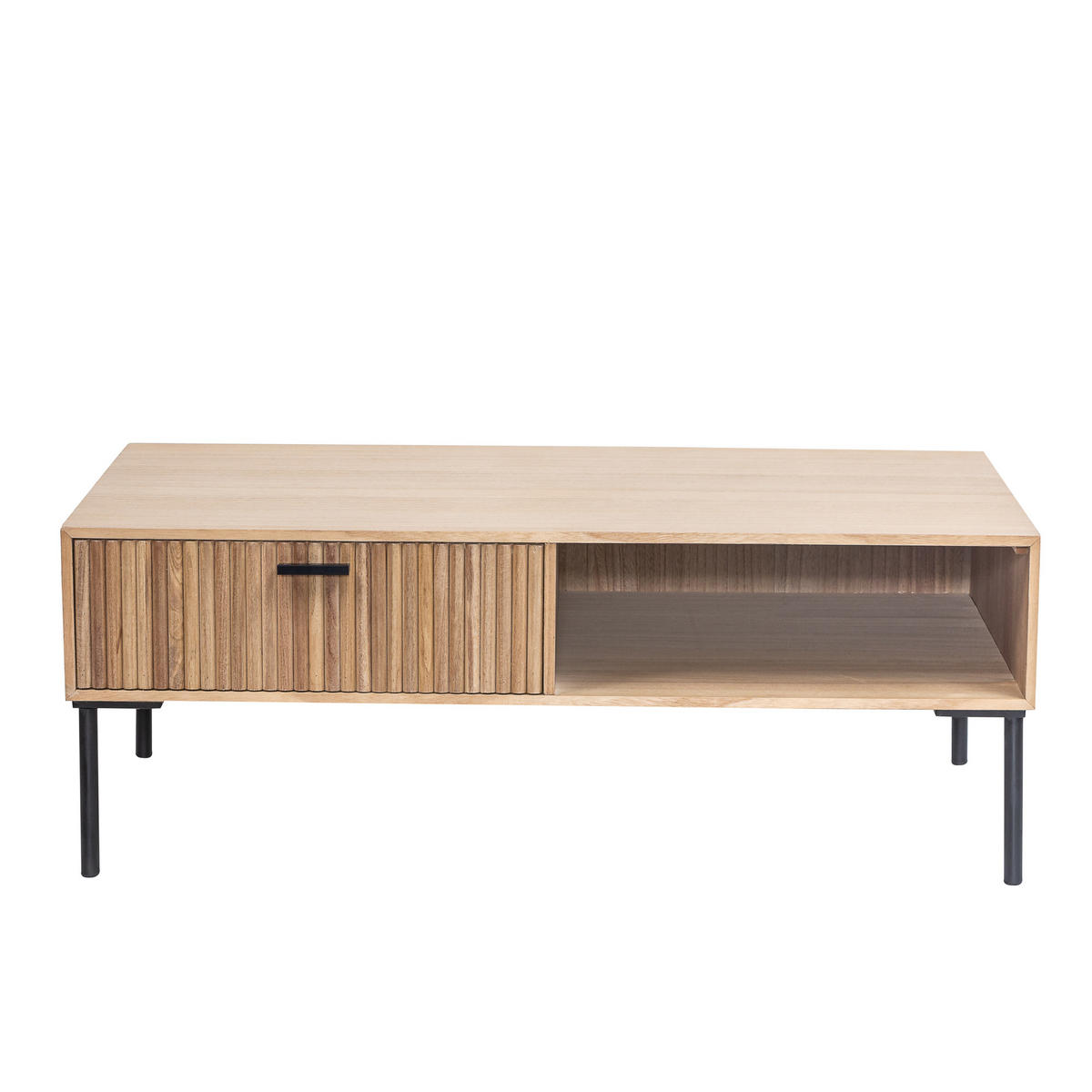 COUCHTISCH Rechteckig Braun 110 x 58 x 41 cm - Braun, Holz (58/110/41cm) - Nordlys
