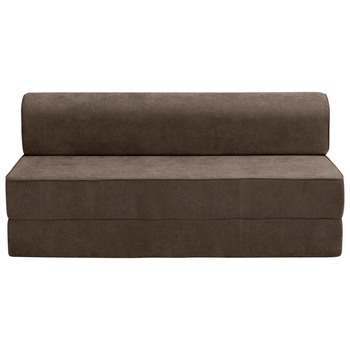 FALTSOFA Katusha Flachgewebe schoko - Mokka, Kunststoff (80/71/160cm) - 58aufmkessel
