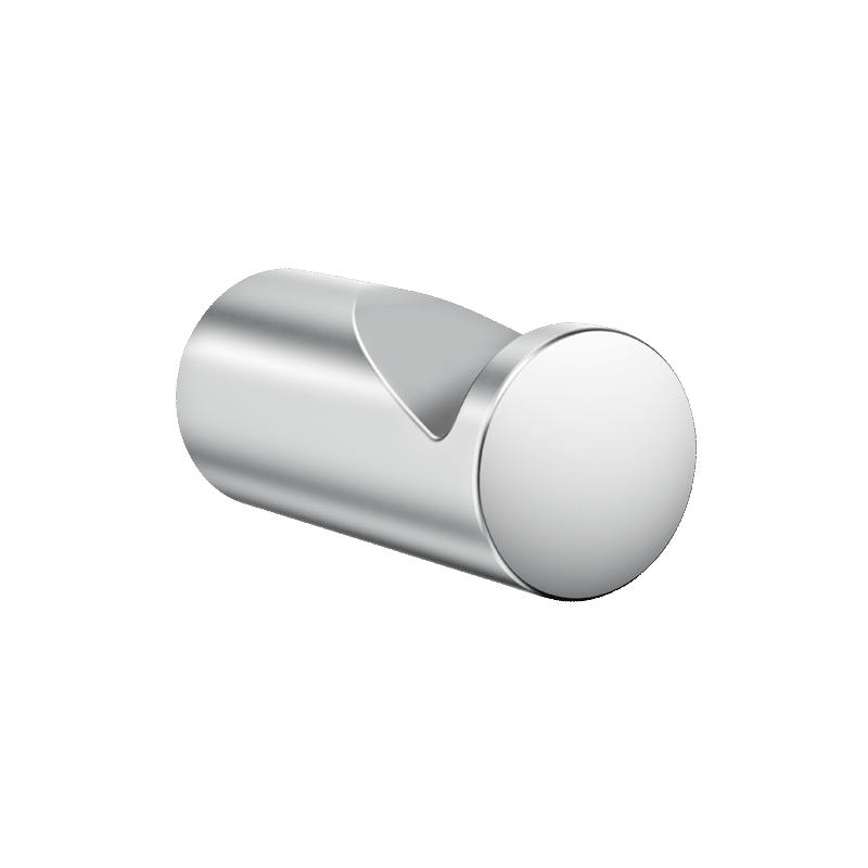 WANDHAKEN Edelstahl Seidenglanz - kompakter Design-Haken - Chromfarben, Metall (9/2/12cm) - Delabie