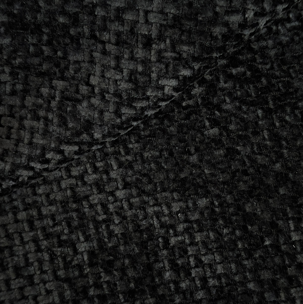 ECKSOFA 266 cm in Schwarz aus Stoff mit modularer Form, ohne Montage - Schwarz, Textil (168/266cm) - Flora Grace