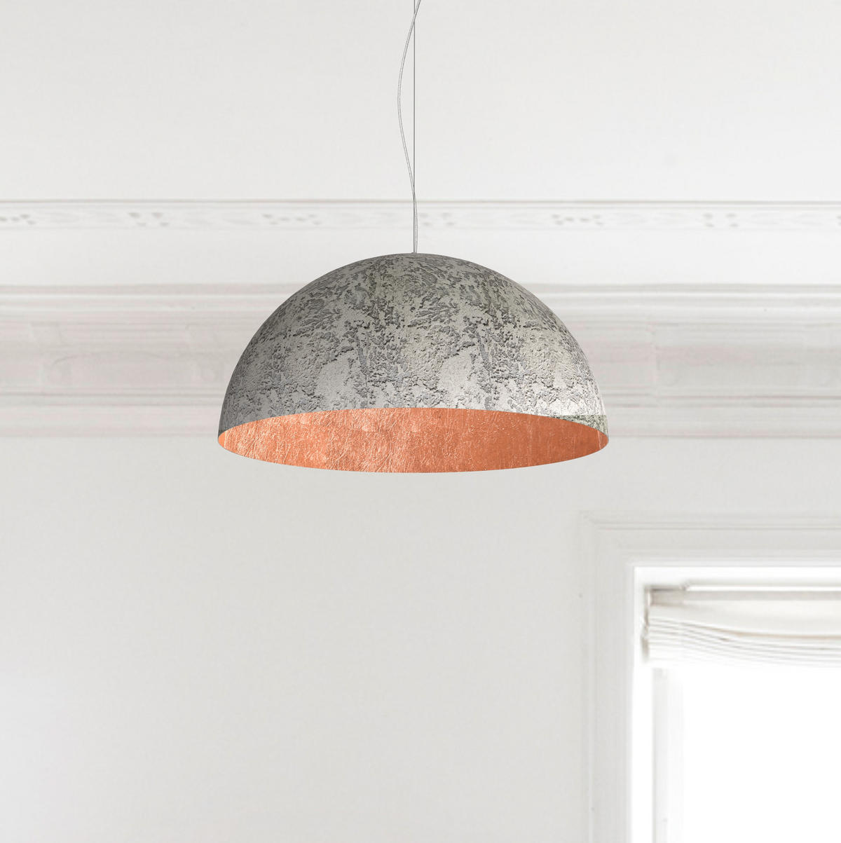 HÄNGELEUCHTE - Grau, Metall (60/60/30cm) - Lumicom