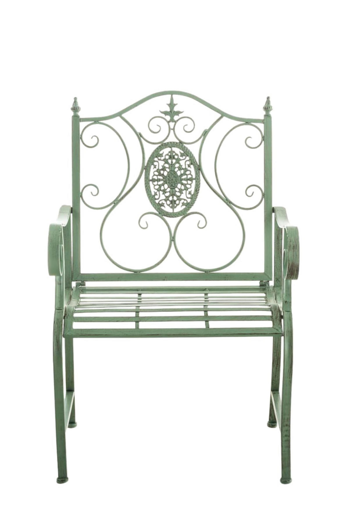 GARTENSTÜHLE Puncho - 2er Set antik-grün - Grün, Metall (62/94/53cm) - TPFGarden
