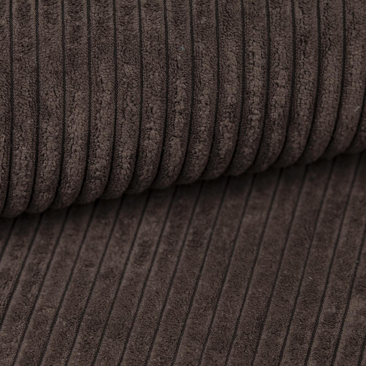 BETTSOFA MOSINE Braun Kordstoff mit Schlaffunktion - Braun, Textil (281/87/98cm) - MASSENO