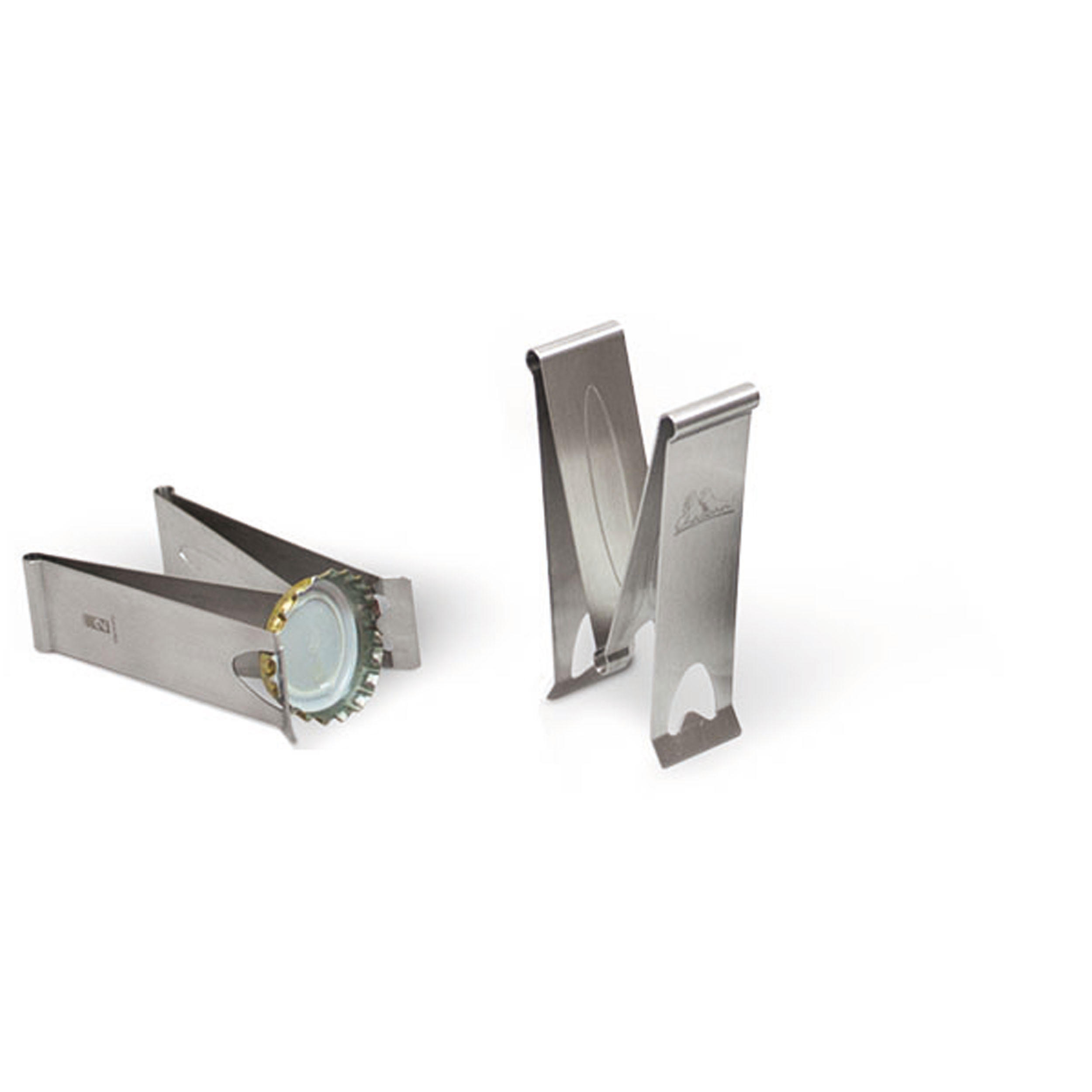 FLASCHENVERSCHLUSS Chapeau!, Edelstahl - Silberfarben, Metall (2.1/12/4.5cm) - Take2