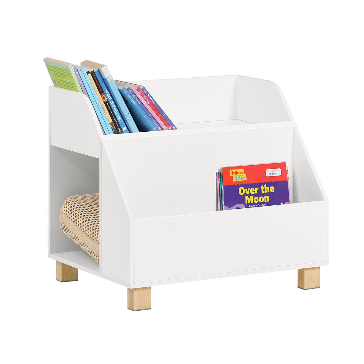 KINDERREGAL Weiß - Weiß, Holz/Holzwerkstoff (60/53/48cm) - SoBuy
