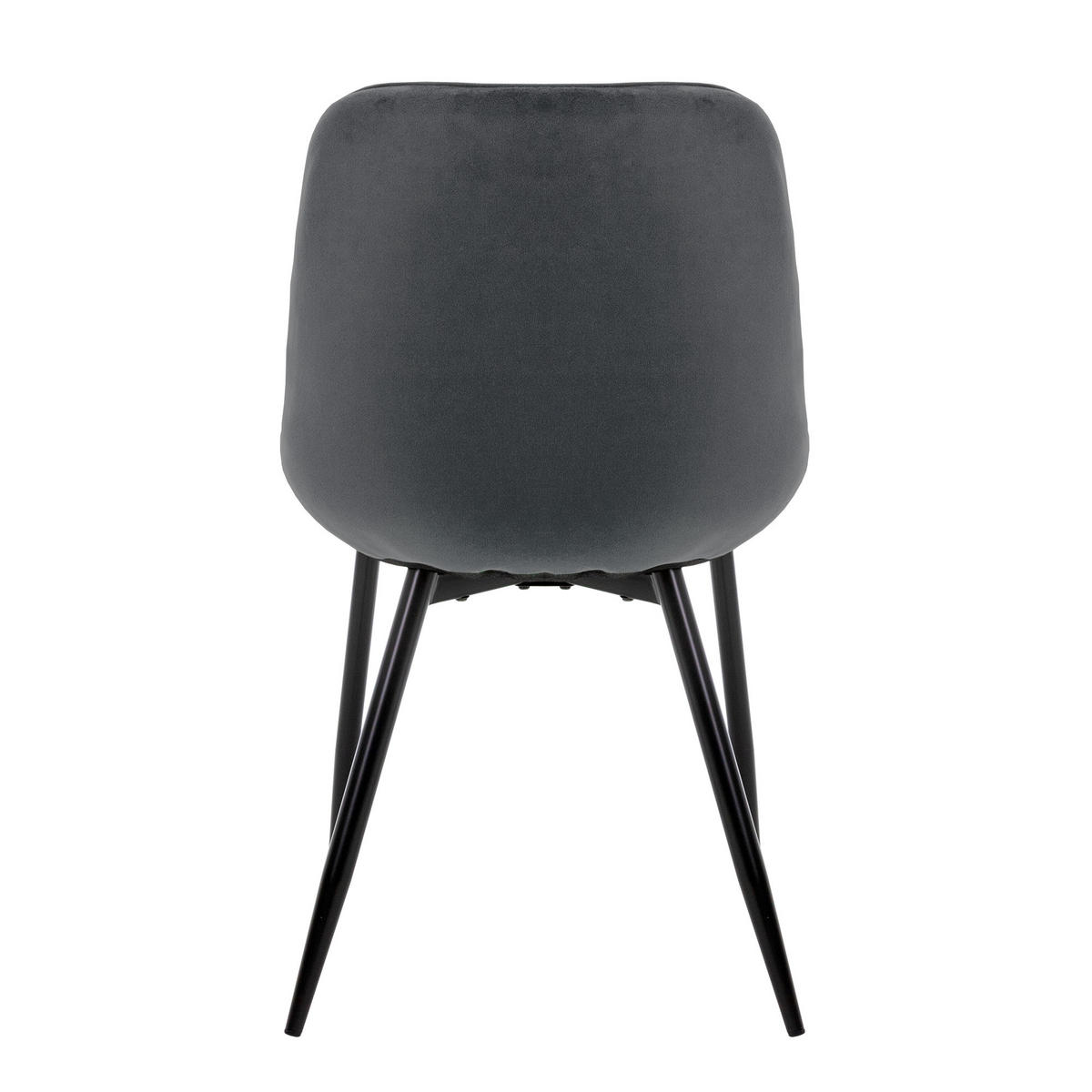 ESSZIMMERSTUHL Anthrazit 6er Set - Anthrazit, Metall (54/81/60cm) - ML-DESIGN