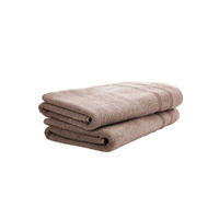DUSCHTUCHSET Brooklyn - 2-teilig - 70x140 cm - Taupe - Taupe, Textil (70/140cm) - Uncover by Schiesser