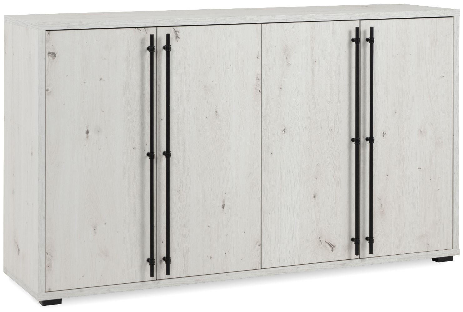 SIDEBOARD Almo 39/146/85 cm - Weiß, Holzwerkstoff (146/85/39cm) - Finori GmbH