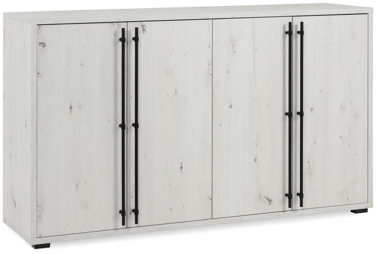 SIDEBOARD Almo 39/146/85 cm - Weiß, Holzwerkstoff (146/85/39cm) - Finori GmbH