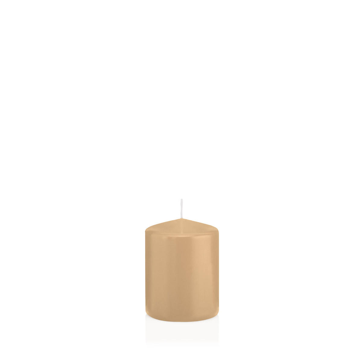 Wiedemann Kerzen Stumpenkerzen Beige 8 cm