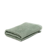 BADETUCH Vaffel Pistazie 70/130 cm - Grün, Textil (70/130cm) - Homla