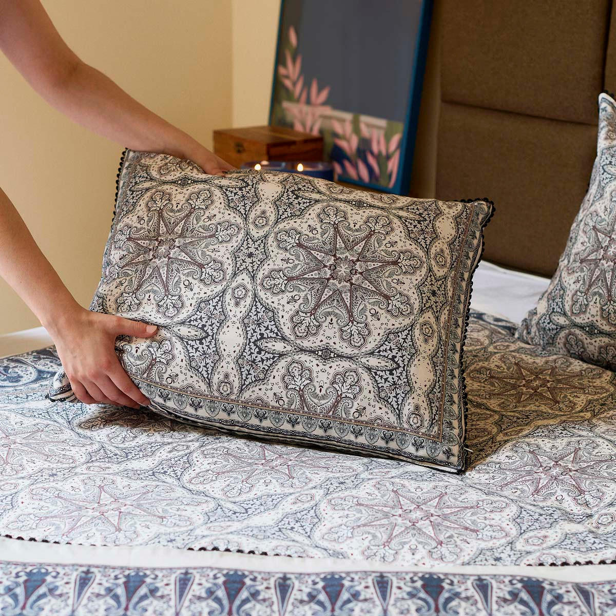 BETTWÄSCHE Scarla 160/200 cm - Multicolor, Textil (160/200cm) - Homla