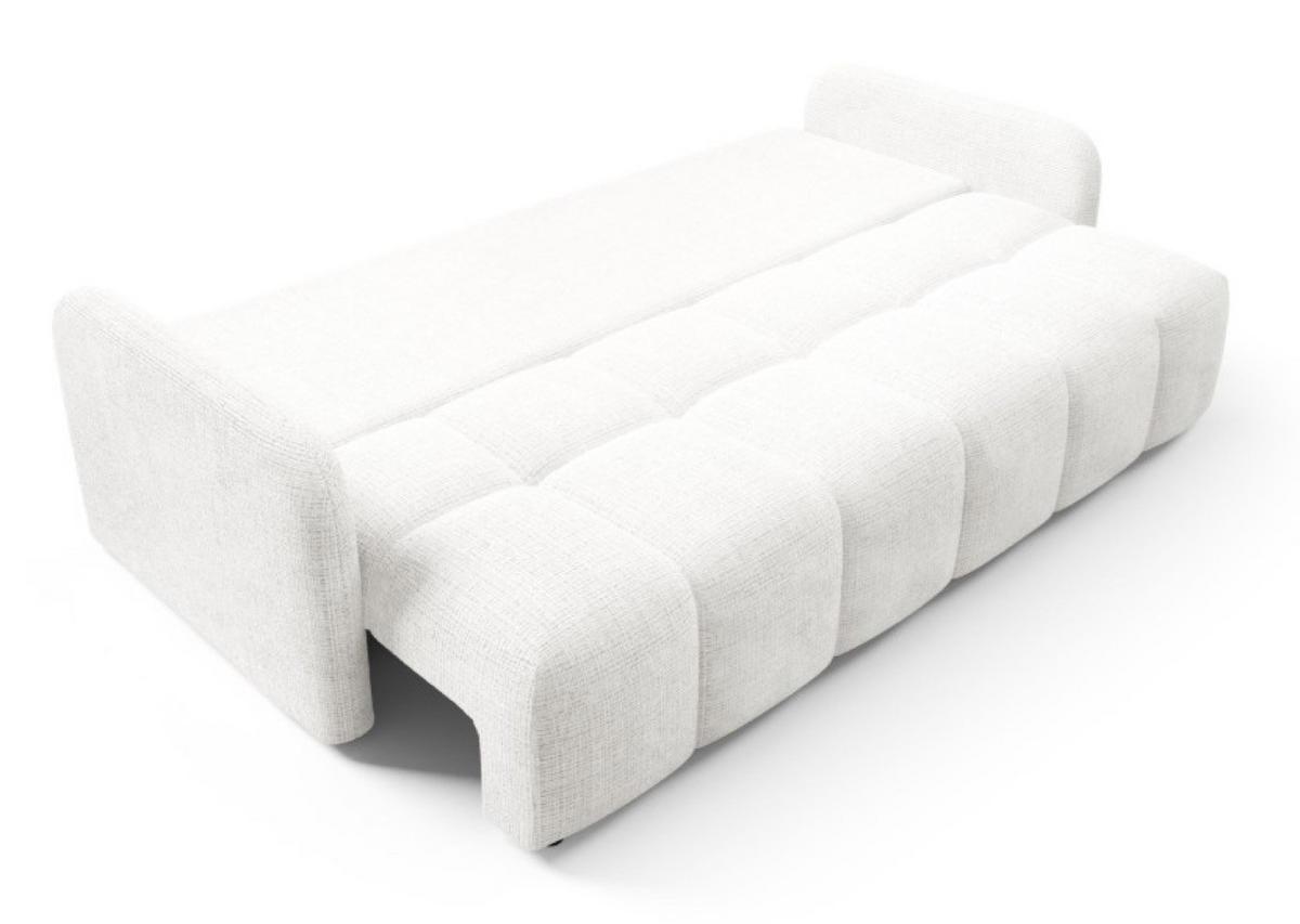 SOFA Cremona 01 Ausziehbar Mit Bequemem Sitz - Weiß, Textil (218/90/88cm) - Sepro Meble