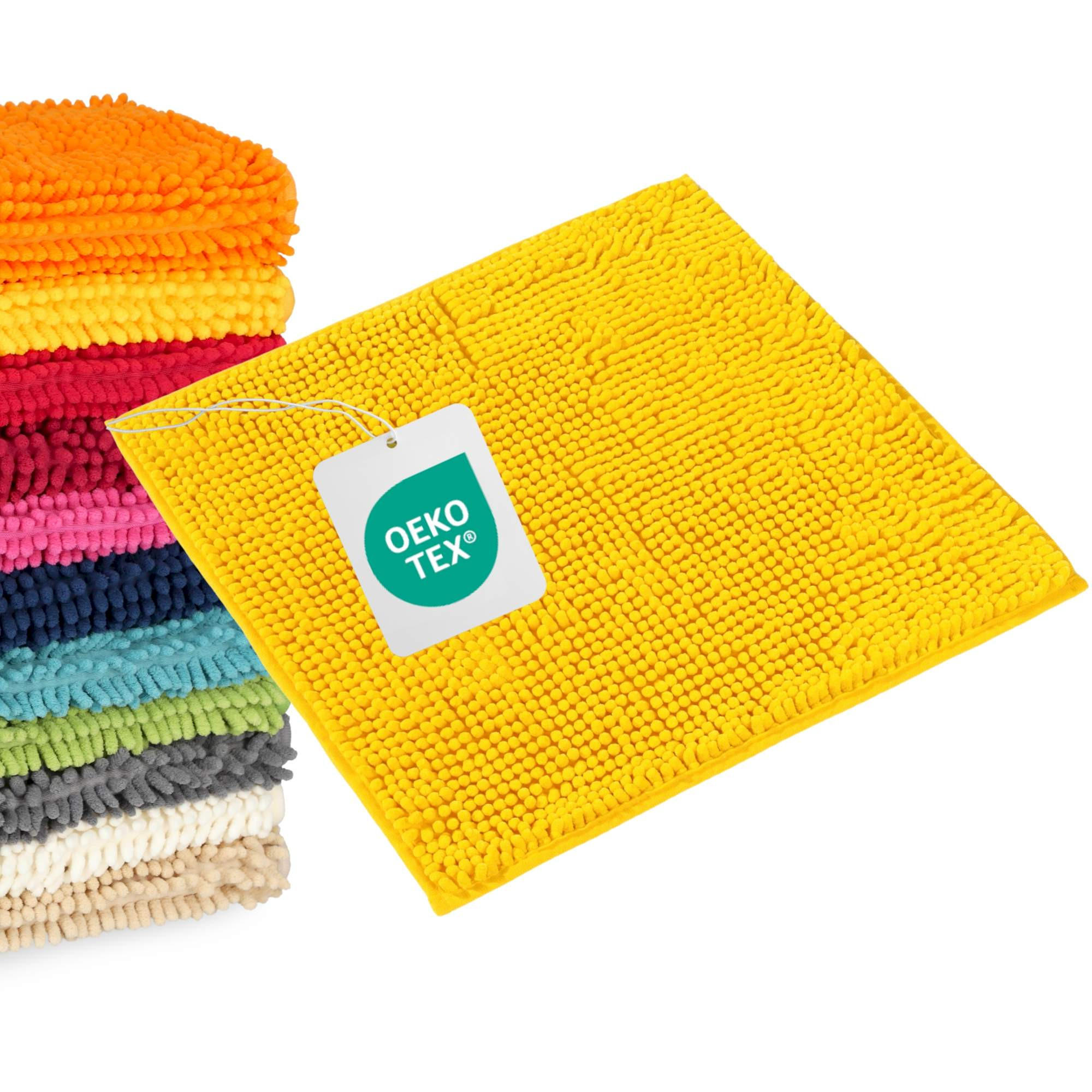 BADEMATTE PARIS - Gelb, Textil (45/45cm) - WohnDirect