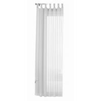SCHLAUFENSCHAL PULA HxB 245x140 cm Weiß - Weiß, Textil (140/245cm) - Gardinenbox