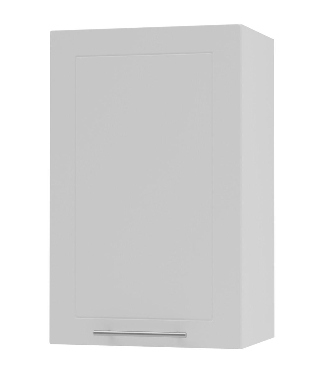 Feldmann-Wohnen Küchenhängeschrank Weiß, Weiß 45x72x32.5 cm