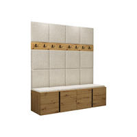 GARDEROBEN-SET Orion V - Creme/Eiche Artisan, Holzwerkstoff/Kunststoff (168/186/46cm) - MIRJAN24