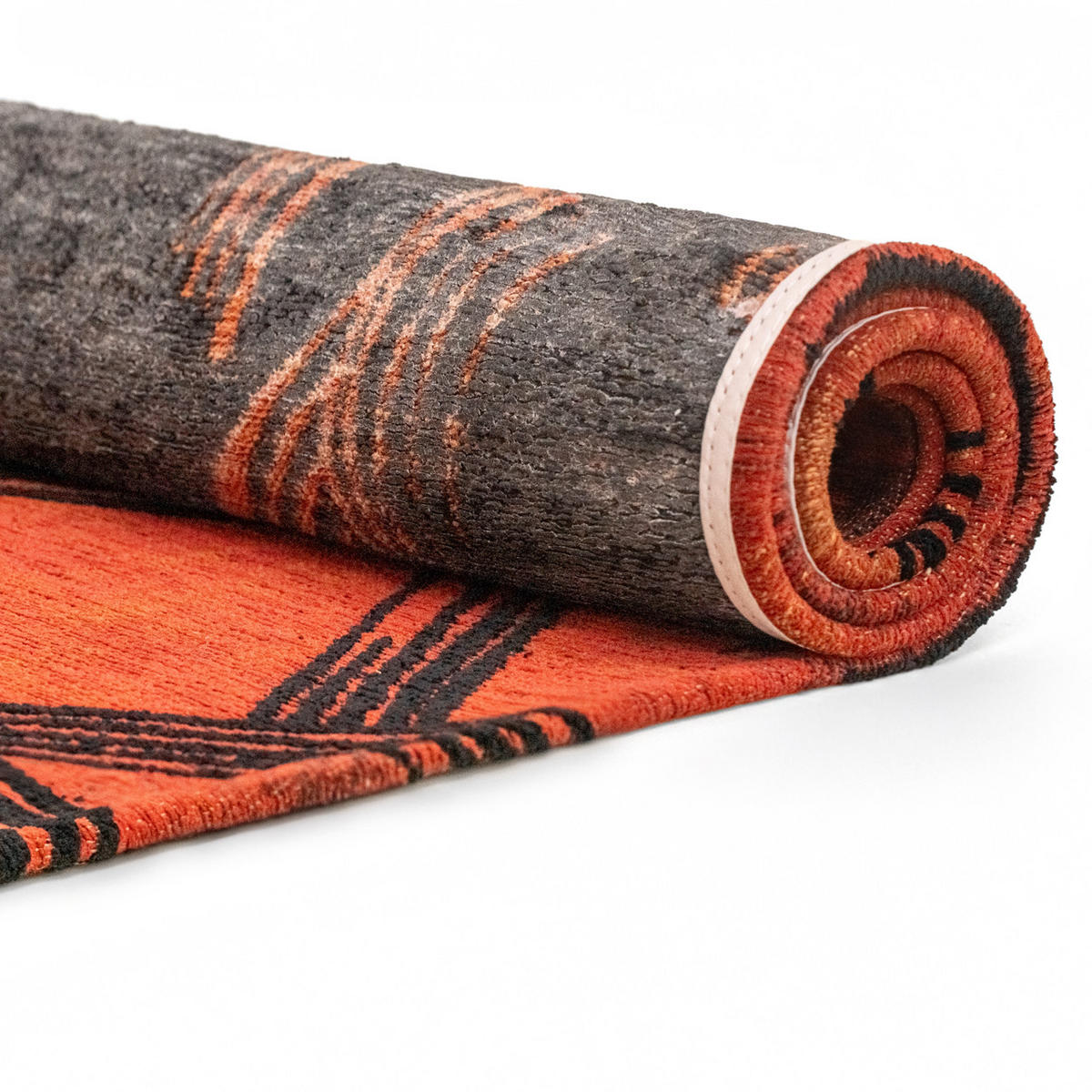 PREPROGA Kanji Ginger Chocolat 200/280 cm - rdeča, umetna masa/tekstil (200/280cm) - Louis De Poortere