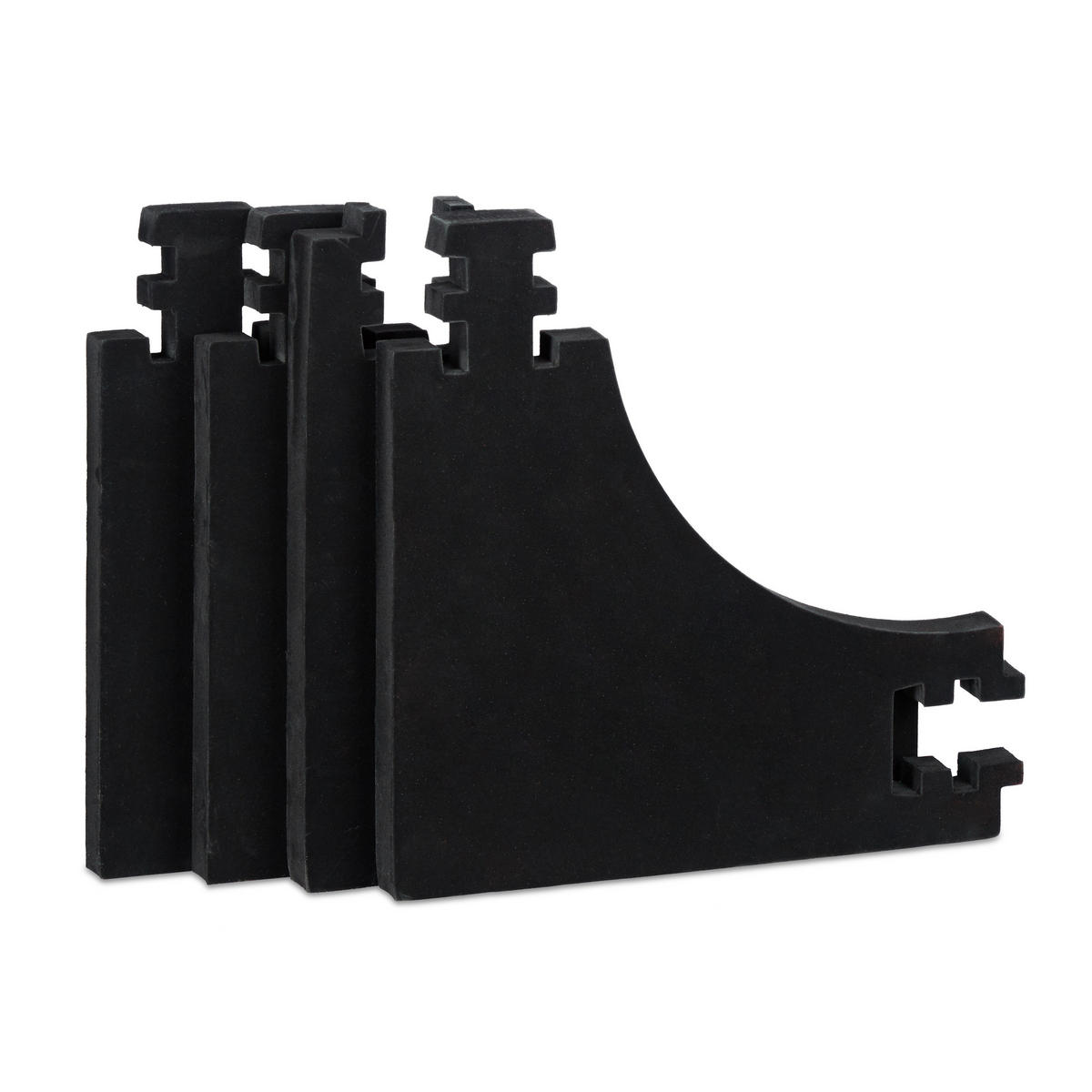 DARTSCHEIBE Schutzring - Schwarz, Textil (71/3/71cm) - Relaxdays