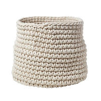 AUFBEWAHRUNGSKORB Baumwolle 42/37 cm - Naturfarben, Textil (42/42/37cm) - Homescapes