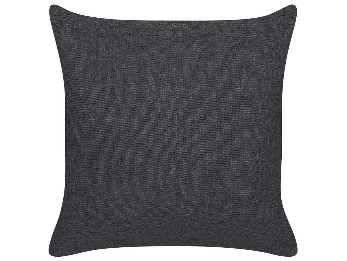 DEKOKISSEN 2er-Set Cremeweiß 45/45 cm Benzoin - Ecru, Naturmaterialien/Textil (45/45cm) - Beliani