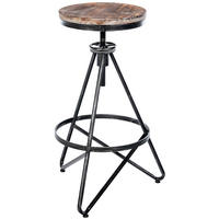 BARHOCKER Metall Silber - Silberfarben, Metall (44/67/44cm) - CLP