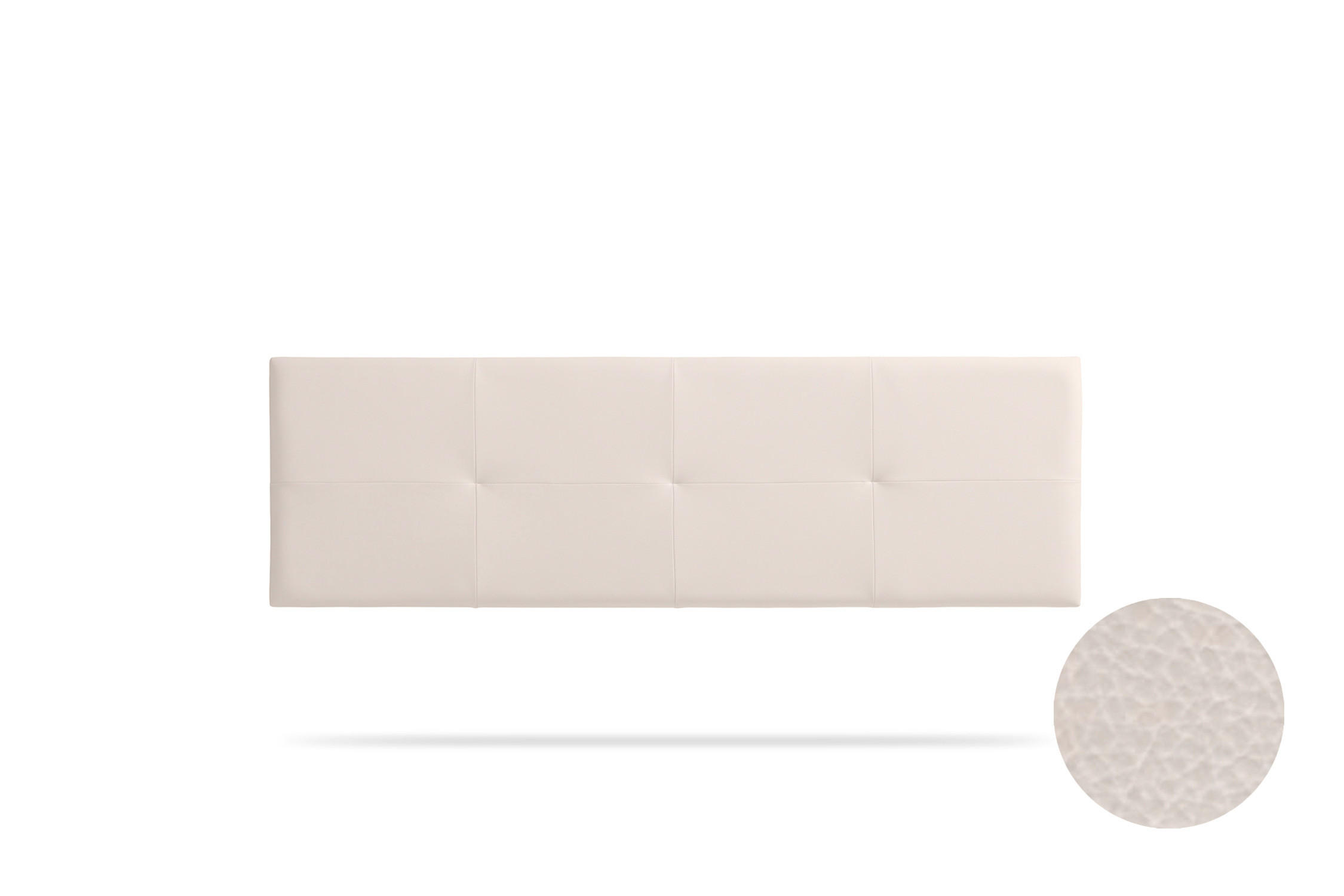 KOPFTEIL gepolstert ALTEA Kunstleder 170x50x5 cm - Beige - Moonia - Beige, Holz (170/5/50cm)