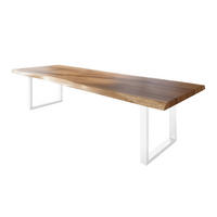 ESSTISCH TITAN - Beige/Naturfarben, Holz (120/350/79cm) - SAM