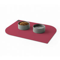 NAPFUNTERLAGE, Öko-Tex, Blattform Rot 60 x 90 cm - Rot, Textil (90/60cm) - SANOZOO