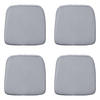SITZKISSEN Panama 48/48 cm 4er-Set - Hellgrau, Textil (48/5/48cm) - Madison