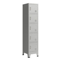 SPIND Joroinen - Grau, Metall (38/180/45cm) - [en.casa]