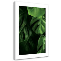 KUNSTDRUCK Grün 40/60 cm - Grün, Textil (40/60cm) - KUNSTLOFT