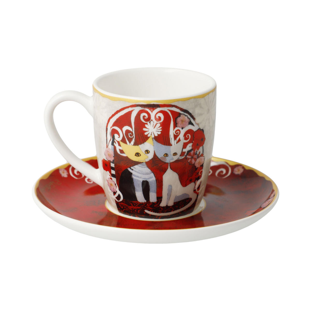 ESPRESSOTASSE Rosina Wachtmeister - Templi dell amore, Fine Bone China, 100 ml - Multicolor, Keramik (0.1L) - Goebel