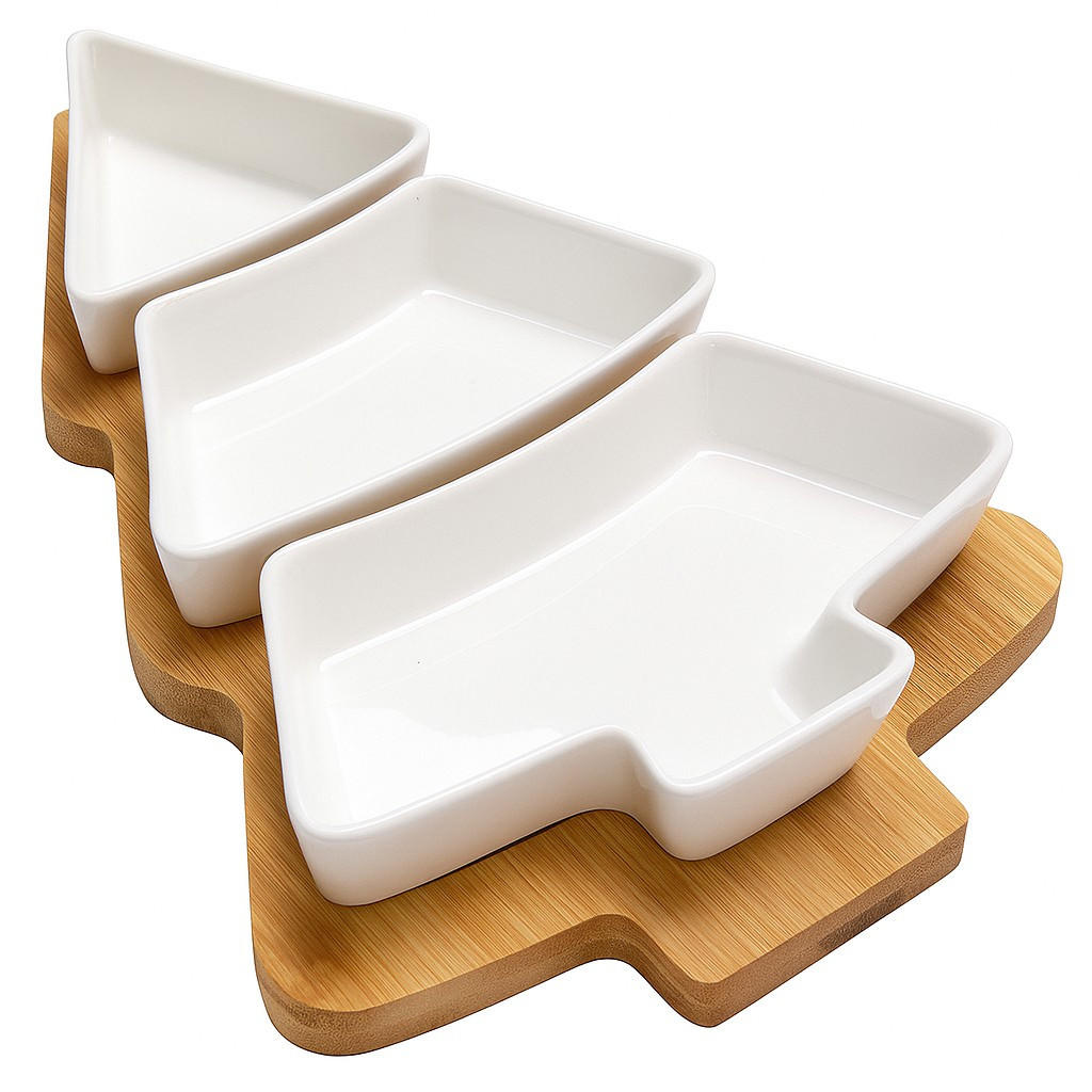 SNACKSCHALEN Porzellan Lumora - Weiß, Keramik (27.6cm) - Home Styling Collection