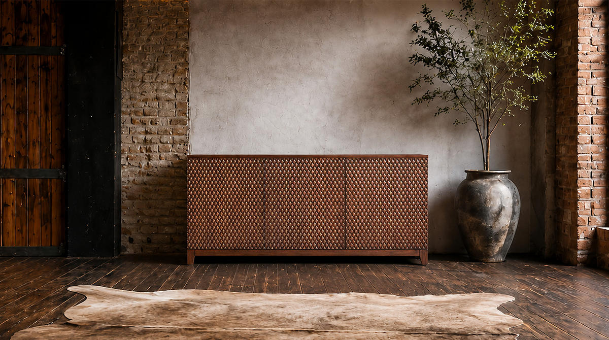 SIDEBOARD COPAS Braun Holz - Braun, Eichenholz/Holz (150/85/40cm) - KAWOLA