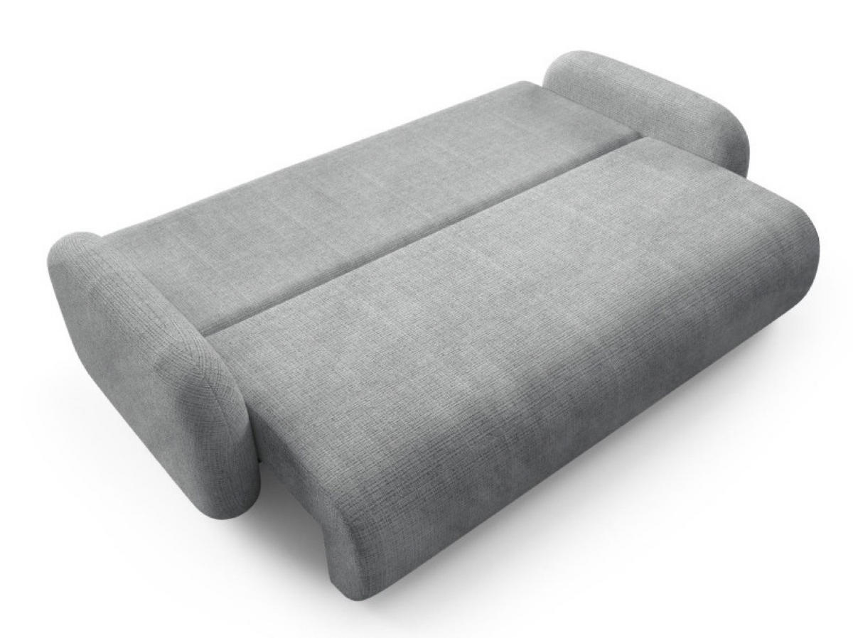 SOFA Grau LEON Mit Schlaffunktion Bezogen Mit Cremona 95 - Beige/Grau, Textil (220/90/92cm) - Sepro Meble