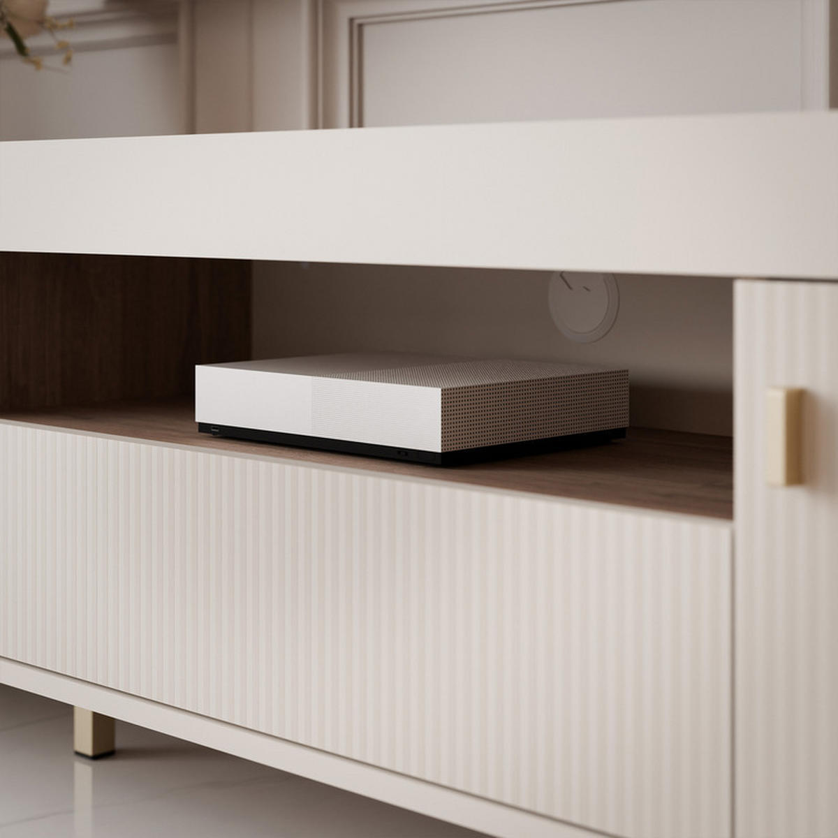 TV-LOWBOARD AVENA stehend, 177 cm Kaschmir/Eiche - Kaschmir, Holzwerkstoff/Kunststoff (177/52/40cm) - Idohome