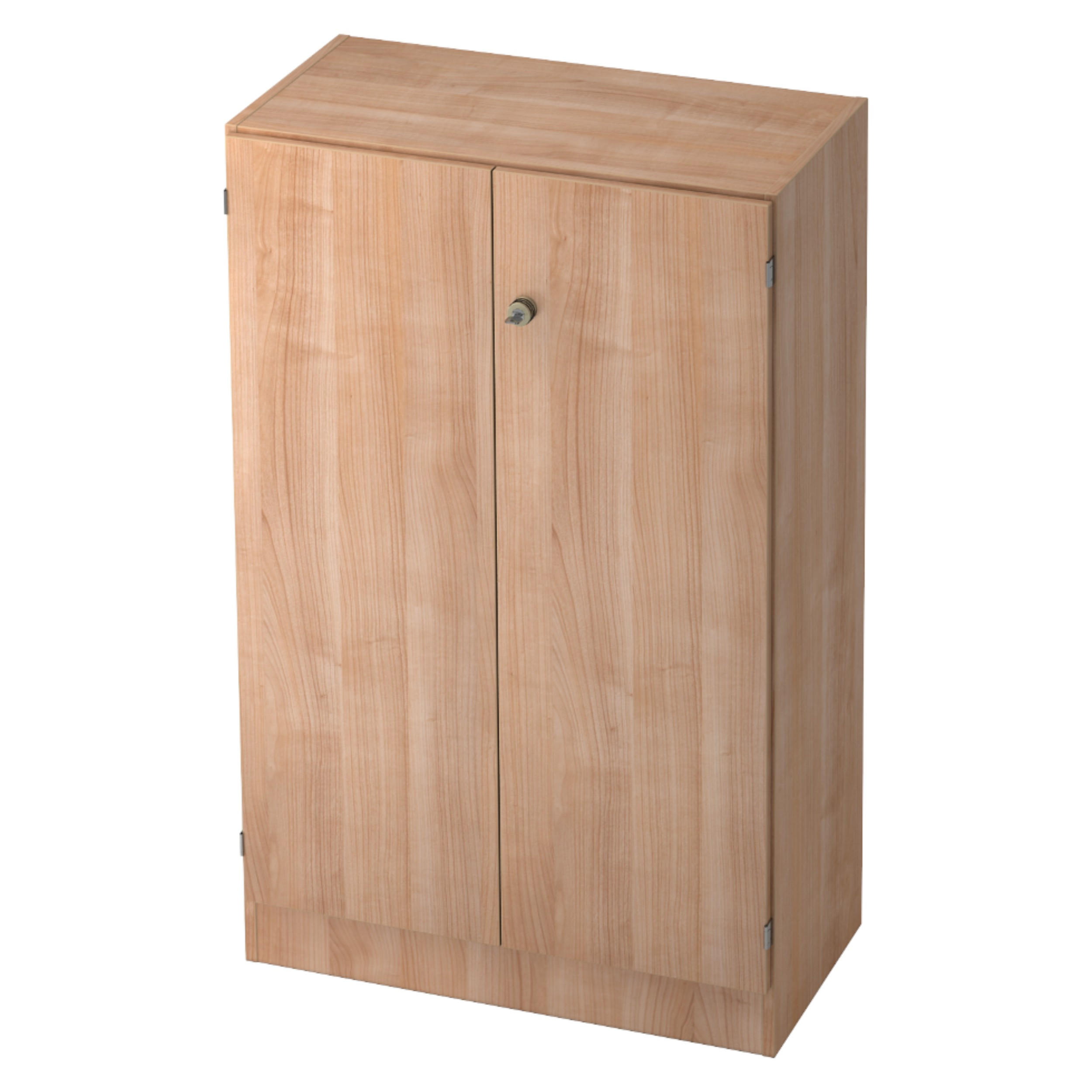 AKTENSCHRANK - 3 Ordnerhöhen 42/80/127 cm in Nussbaumfarben - Nussbaumfarben, Holzwerkstoff (80/127/42cm) - bümö