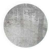 GLASPLATTE für Kamin Ø 100 cm - Grau, Glas (100/100/0.4cm) - TULUP