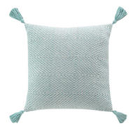 ZIERKISSEN Louisette 40/40 cm - Grün, Naturmaterialien (40/40cm) - Douceur d´intérieur