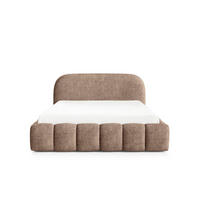 POLSTERBETT mit Stauraum 140x200 cm in Braun - Braun, Textil (140/200cm) - Home Collective