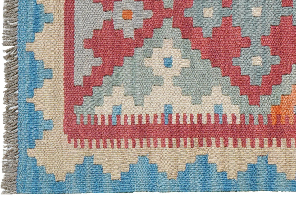 HANDWEBTEPPICH Kelim Gashgai Mehrfarbig 239/59 cm Schurwolle - Multicolor, Textil (59/239cm) - Looma