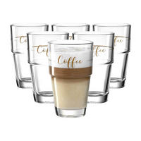 BECHER Solo transparent 410 ml 6er Set - Transparent, Glas (0.41L) - Leonardo Living