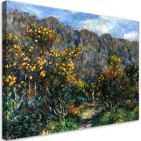 WANDBILD landschaft mit mimosen auguste renoir - Multicolor, Textil (60/40cm) - Feeby