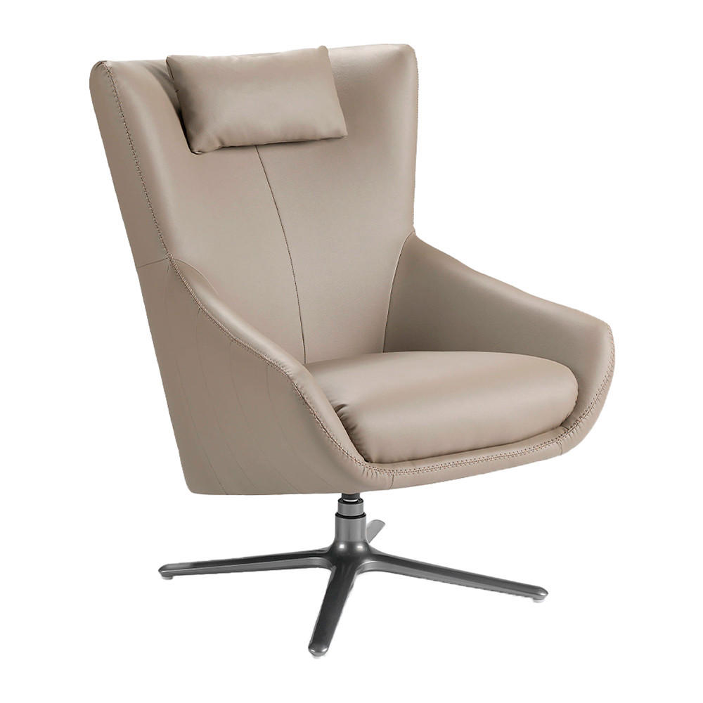 SESSEL Kunstleder Nerz 76 /90 /100 cm - Grau, Textil (76/100/90cm) - ANGEL CERDA