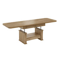 COUCHTISCH rechteckig Eiche Gold ausziehbar höhenverstellbar - Eichefarben, Holzwerkstoff (70/120/60cm) - designimpex