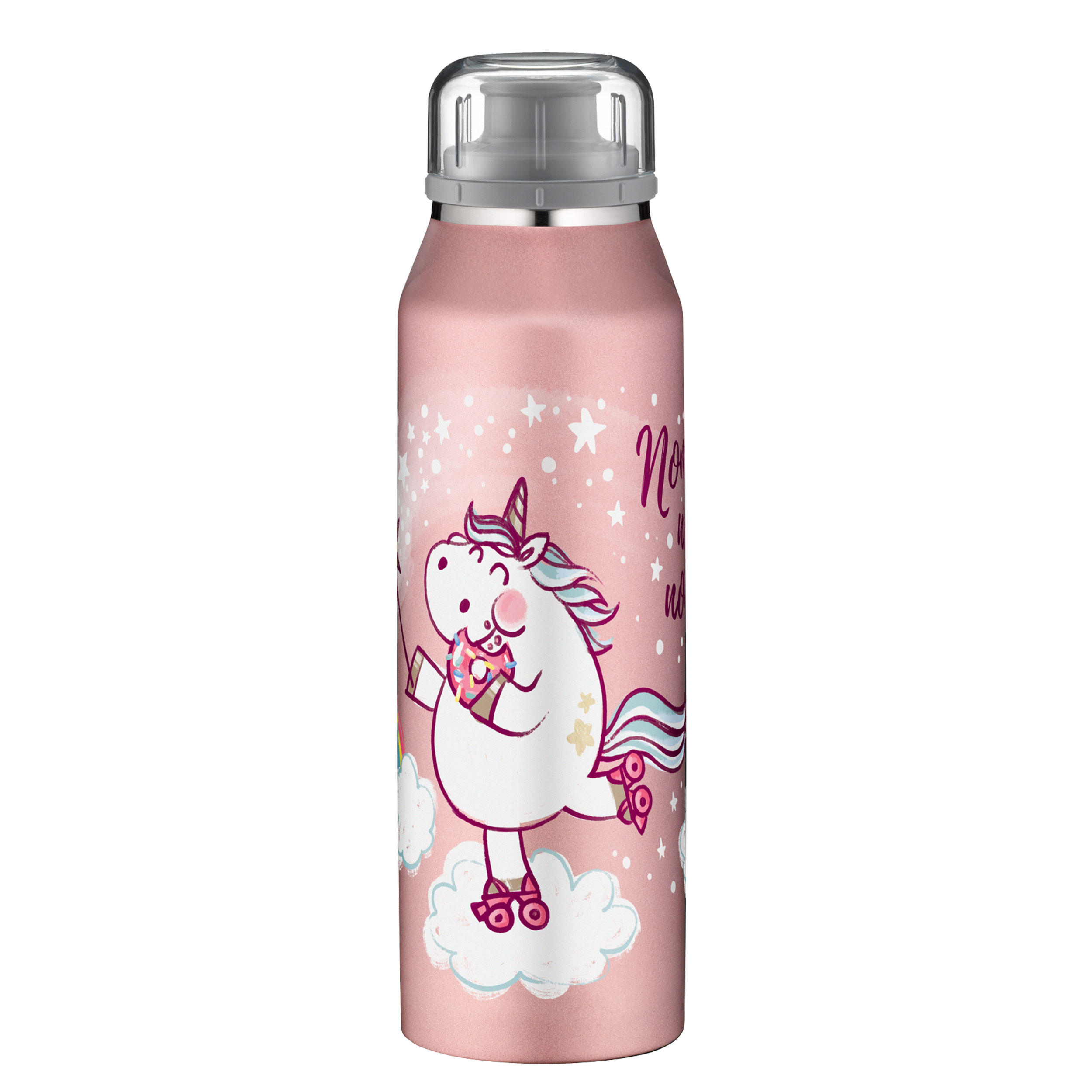 ISOLIER-TRINKFLASCHE isobottle, Edelstahl, Unicorn, 0.5 L - Multicolor, Metall (0.5L) - Alfi