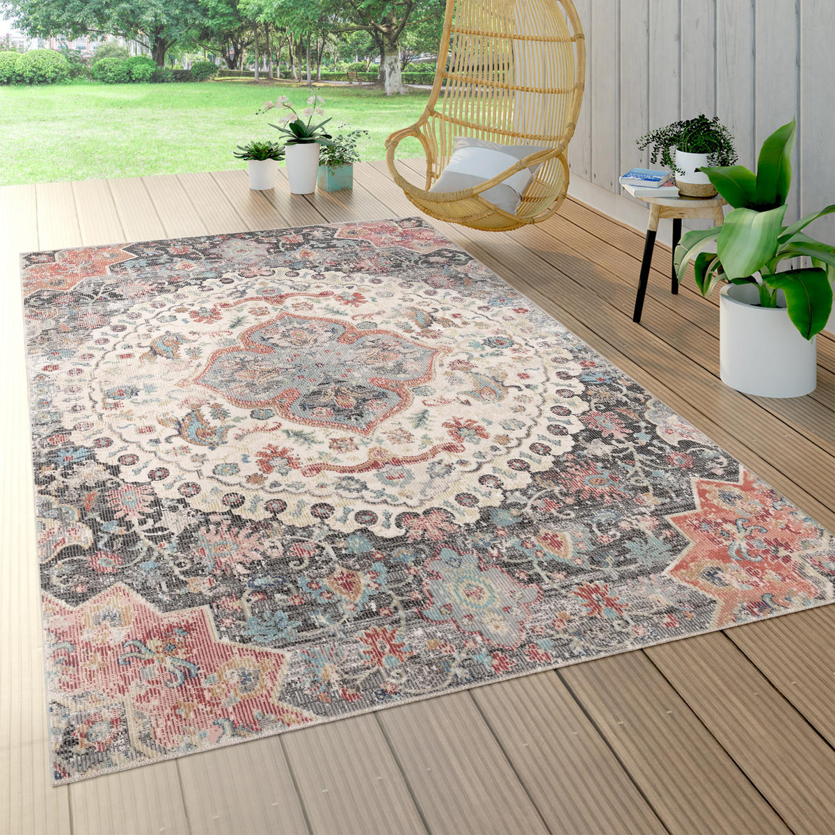 OUTDOORTEPPICH 80/150 cm Torres 271 - Grau, Textil (80/150cm) - Paco Home