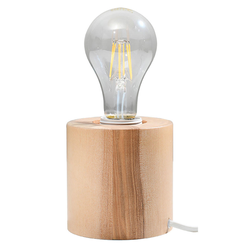 Sollux Lighting Tischleuchte Braun 10x10x10 cm