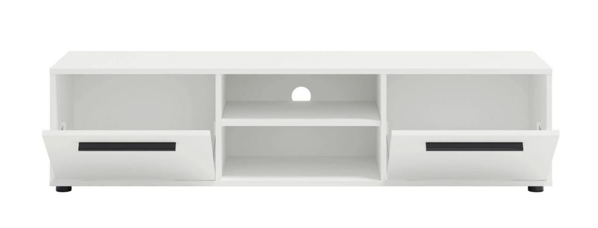 TV-SCHRANK Modena 150cm in Kaschmirfarbe - Kaschmir/Schwarz, Holzwerkstoff/Kunststoff (150/38/40cm) - Ravio
